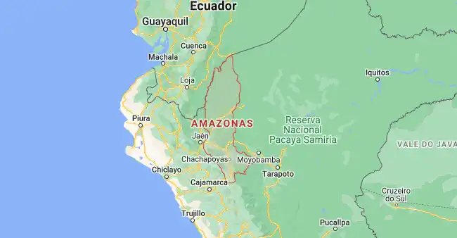 Mapa de Amazonas 1