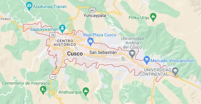 Mapa de Cusco 1