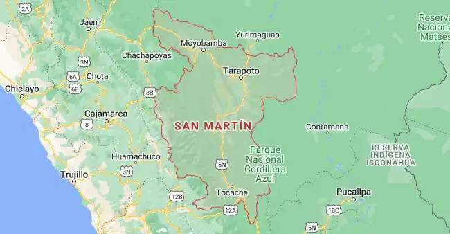 Mapa de San Martín 1