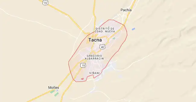 Mapa de Tacna 1
